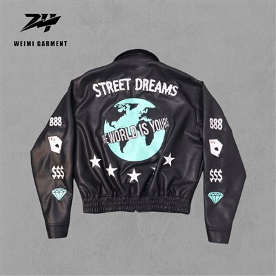 Pu Black Jackets siuvinėjimo logotipas